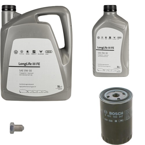 Bosch filtro olio vw - filtro, 6