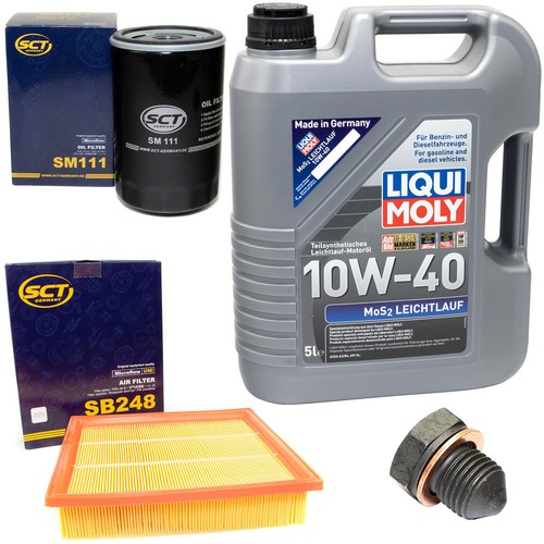 Set filtro olio 10w40 - set,